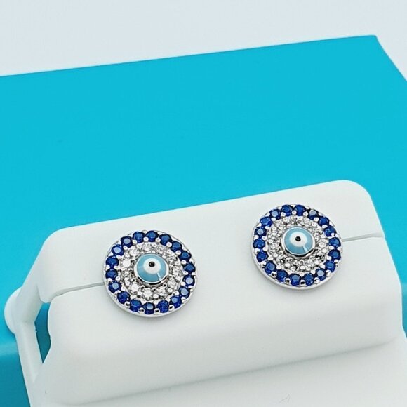 "925 Sterling Silver CZ Beautiful Earrings for Women, 1USPAR4170 - Picture 3 of 11